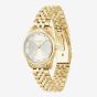 BOSS Ladies Graceful Gold Tone Crystal Silver Dial Watch 1502810