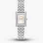 BOSS Ladies Lucy Precious Silver Tone Crystal Rectangle Watch 1502816