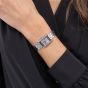 BOSS Ladies Lucy Precious Silver Tone Crystal Rectangle Watch 1502816