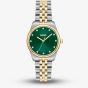 BOSS Ladies Graceful Two Tone Green Crystal Dial Watch 1502834
