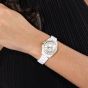 BOSS Ladies Sage Aqua White Ceramic Bracelet Watch 1502850