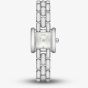 BOSS Ladies Violet Square Silver Dial Bracelet Watch 1502873