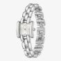 BOSS Ladies Violet Square Silver Dial Bracelet Watch 1502873