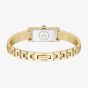 BOSS Ladies Lucy Allure Golden Rectangle Silver Dial Bracelet Watch 1502857