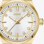 BOSS Ladies Candor Gracey Golden Silver Dial Bracelet Watch 1502863