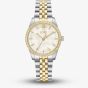 BOSS Ladies Graceful Precious Two Tone White Mother of Pearl Dial Bracelet Watch 1502867