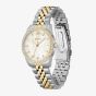 BOSS Ladies Graceful Precious Two Tone White Mother of Pearl Dial Bracelet Watch 1502867