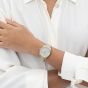 BOSS Ladies Graceful Precious Two Tone White Mother of Pearl Dial Bracelet Watch 1502867
