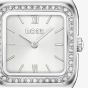BOSS Ladies Mae Petite Square Silver Dial Bracelet Watch 1502882