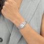 BOSS Ladies Mae Petite Square Silver Dial Bracelet Watch 1502882