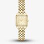 BOSS Ladies Mae Petite Square Golden Dial Bracelet Watch 1502883