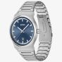 BOSS Candor Silver & Blue Watch 1514076