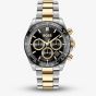 BOSS Mens Hero 2.0 Two Tone Black & Gold Chronograph Watch 1514269