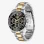 BOSS Mens Hero 2.0 Two Tone Black & Gold Chronograph Watch 1514269