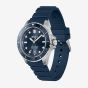BOSS Mens Troper Sport Blue Rubber Strap Watch 1514292