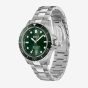 BOSS Mens Troper Sport Green Stainless Steel Bracelet Watch 1514294