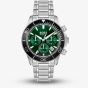 BOSS Mens Sealiner Chronograph Green Bracelet Watch 1514321