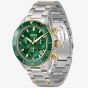 BOSS Mens Sealiner Chronograph Green & Gold Bracelet Watch 1514325