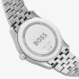 BOSS Mens Principle Black Dial Bracelet Watch & Iconic Black Card Holder Wallet Gift Set 1570204