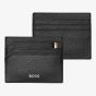 BOSS Mens Principle Black Dial Bracelet Watch & Iconic Black Card Holder Wallet Gift Set 1570204