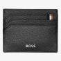 BOSS Mens Principle Black Dial Bracelet Watch & Iconic Black Card Holder Wallet Gift Set 1570204