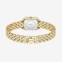 BOSS Ladies Mae Petit Golden Square Bracelet Watch and Open Heart Bracelet Gift Set 1570203