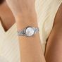 BOSS Ladies Graceful Mina Silver Dial Two Tone Bracelet Watch and Heart Bracelet Gift Set 1570210