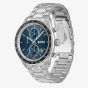 BOSS Mens Grand Prix Choronograph Blue Dial Bracelet Watch 1514344