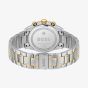 BOSS Mens Grand Prix Two Tone Chronograph Green Dial Bracelet Watch 1514345
