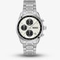 BOSS Mens Grand Prix Chronograph White Dial Bracelet Watch 1514362