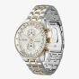 BOSS Mens Skytraveller Two Tone Chronograph Silver Dial Bracelet Watch 1514350
