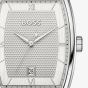 BOSS Mens Principle Arc Silver Dial Leather Strap Watch 1514351