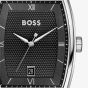 BOSS Mens Principle Arc Black Dial Bracelet Watch 1514353