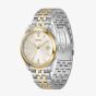 BOSS Mens Langford Two Tone Champagne Dial Bracelet Watch 1514358