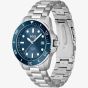 BOSS Mens Ace Stainless Steel Blue Watch 1513916
