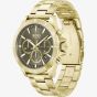 BOSS Mens Troper Gold Plated Chronograph Watch 1514059