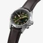 Seiko Mens Prospex Alpinist GMT Green Dial Strap Watch HBC007J1