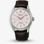Seiko Mens Presage Classic Series Sakura Iro Cherry Blossom Pink Dial Strap Watch HCC003J1