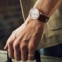 Seiko Mens Presage Classic Series x Tomioka Silk Promotion Organisation Limited Edition White Dial Strap Watch HCC008J1