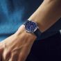 Seiko Limited Edition 145th Anniversary Presage Craftsmanship Blue Dial Leather Strap Watch HCC007J1
