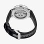 Seiko Mens Presage Silver Bullet Cocktail Time GMT Silver Dial Brown Leather Strap Watch SSK049J1