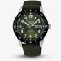 Seiko Mens 5 Sports Field Automatic Green Fabric Strap Watch HDB008K1