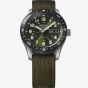 Seiko Mens 5 Sports Field Automatic Green Fabric Strap Watch HDB008K1