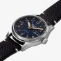 Seiko Mens 5 Sports Blue Dial Leather Strap Watch SRPG39K1