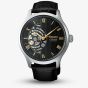 Seiko Mens Presage Japanese Zen Gardens Black Dial Leather Strap Watch HCB008J1