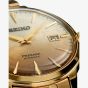 Seiko Presage Beer Julep Cocktail Time Gold Plated Watch SRPK46J1