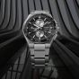 Seiko Astron Night Black 5X GPS Solar Chronograph Watch SSH151J1