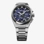 Seiko Mens Astron GPS Solar Chronograph Blue Dial Watch SSH161J1