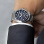 Seiko Mens Astron GPS Solar Chronograph Blue Dial Watch SSH161J1
