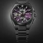 Seiko Mens Astron Limited Edition GPS Solar 5X GMT Purple Chronograph Watch SSH171J1